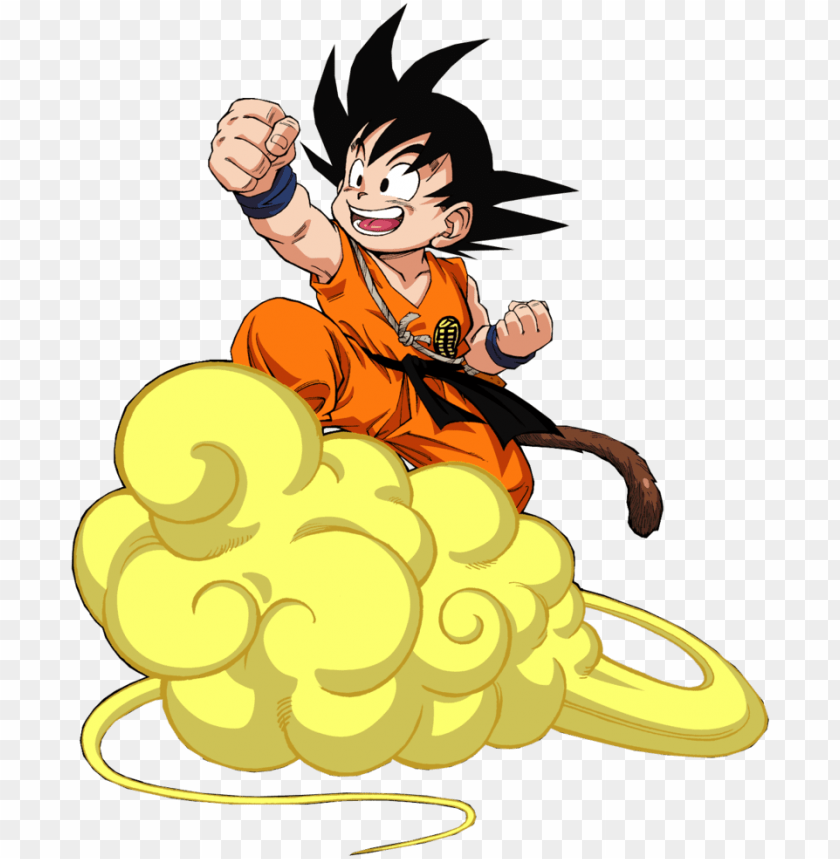 dragon ball nimbus cloud goku en su nube voladora PNG transparent with Clear Background ID 171257