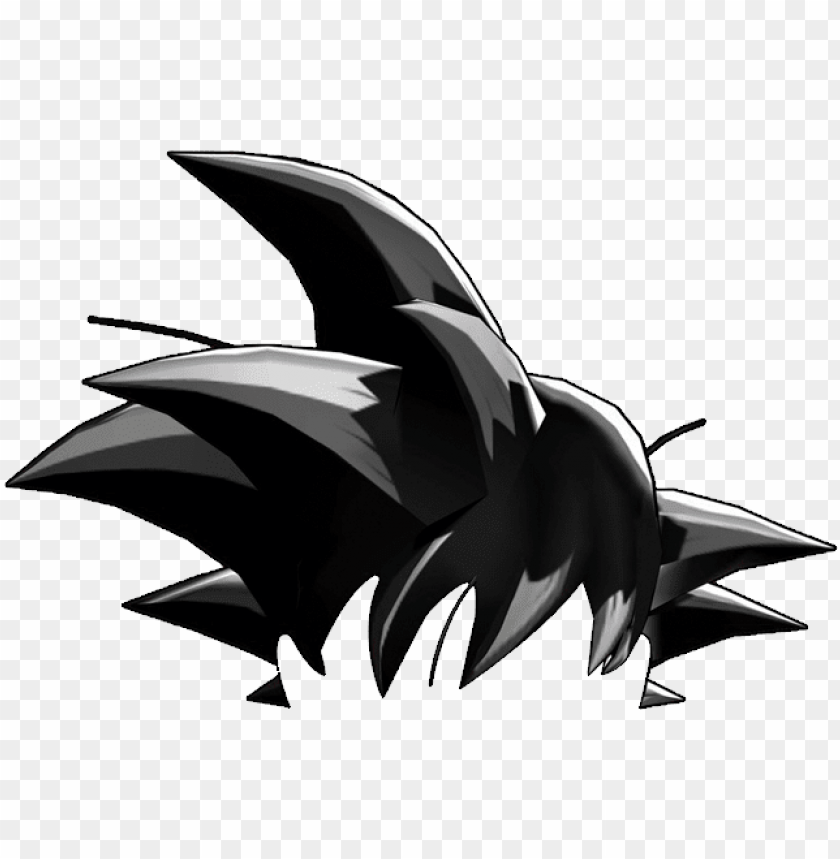 Dragon Ball Z S Spiky Hair Quiz Vulture Goku Black Hair Png Image With Transparent Background Toppng - spiky hair id roblox