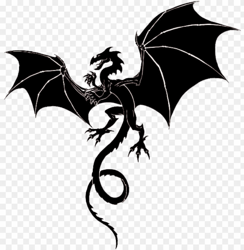 dragon silhouette red drago PNG transparent with Clear Background ID 196601