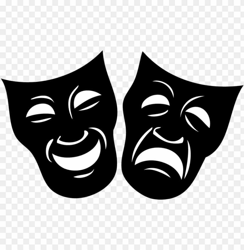 Театральная маска для печати. Театральные маски. Театральные маски на прозрачном фоне. Маска трагедии и комедии. Театральные маски силуэт.