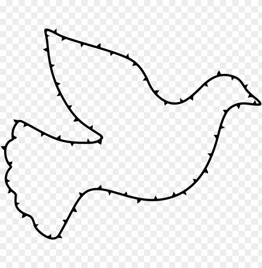 drawing of dove for peace PNG transparent with Clear Background ID 191978
