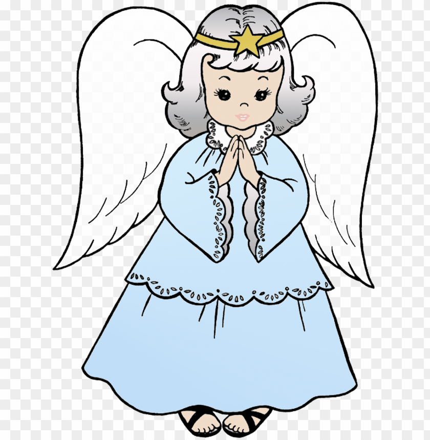 drawing pages of angel PNG image with transparent background@toppng.com