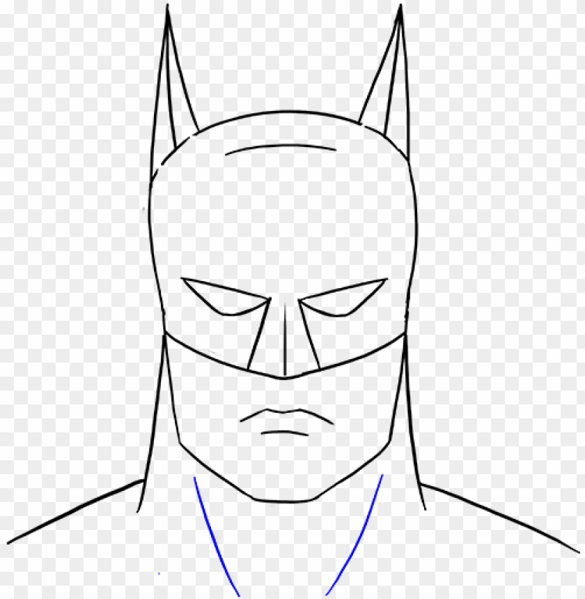 easy batman drawing