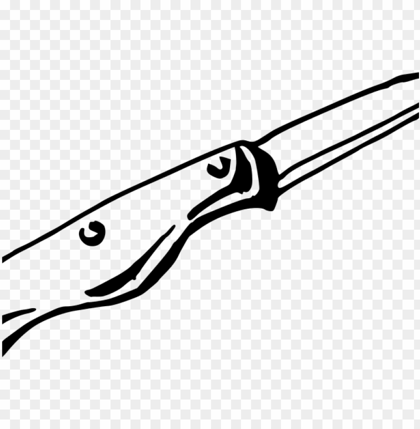 drawn knife line art black and white knife PNG transparent with Clear Background ID 238684