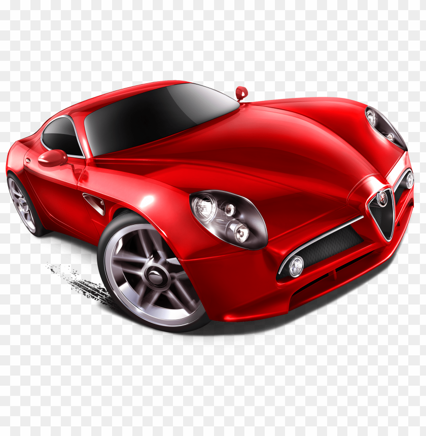 drawn lamborghini hot wheel - red hot wheel car PNG image with transparent background@toppng.com