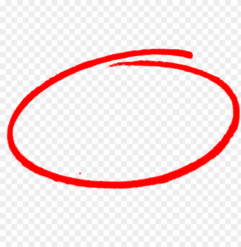 Drawn  red Circle Png - Red Marker Circle Transparent Background