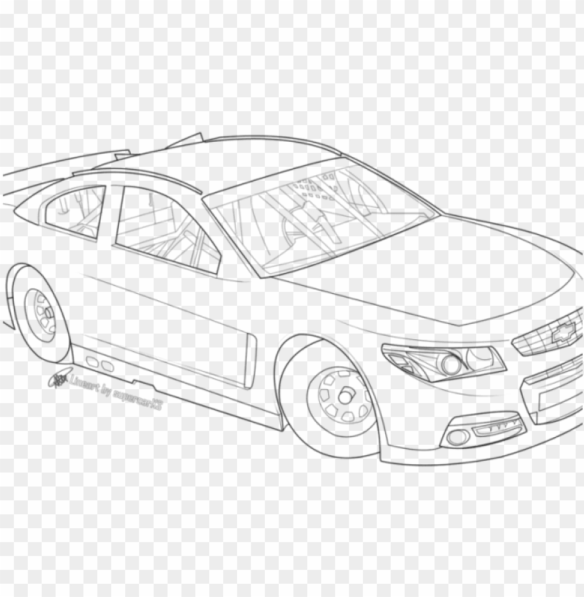 set, vintage, race, draw, isolated, pencil, stock car