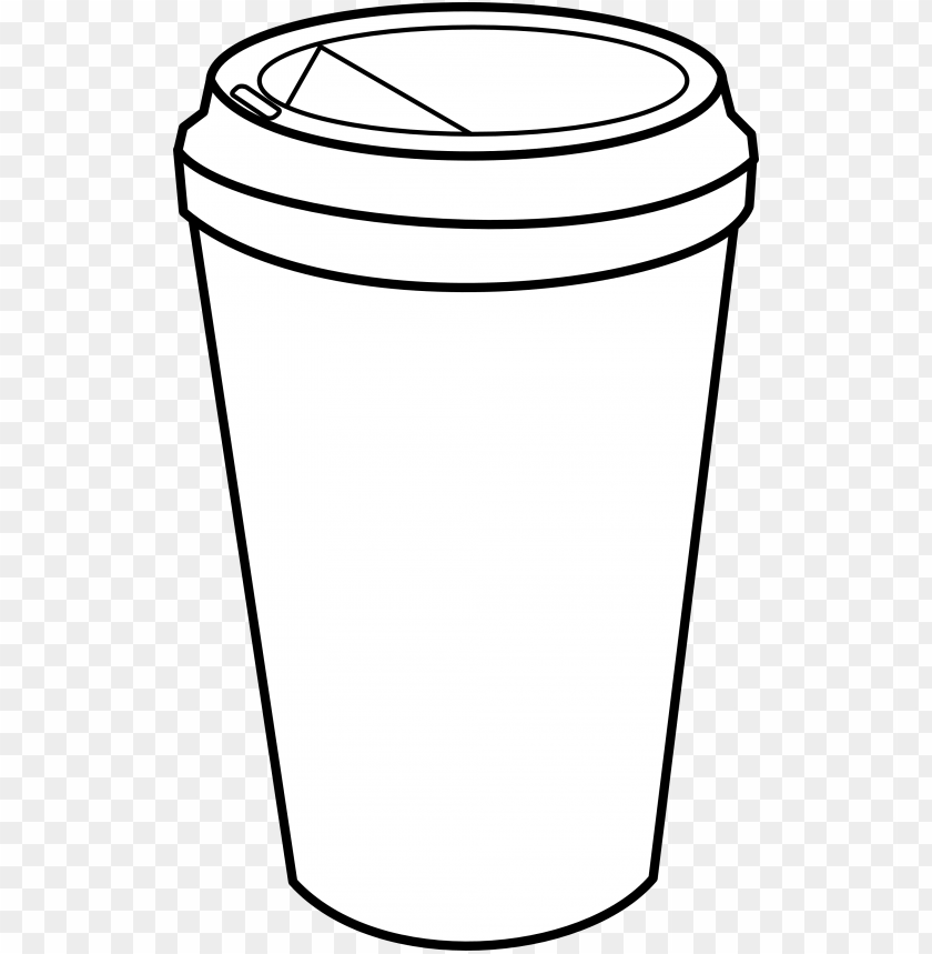 drawn starbucks outline paper coffee cup clip art PNG transparent with Clear Background ID 177363