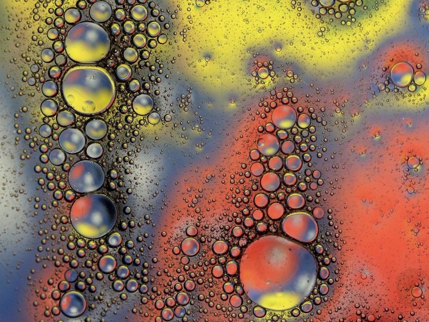 drops, bubbles, macro, paints, sizes, shapes