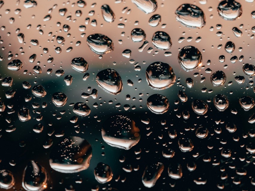 drops, glass, surface, wet, transparent, macro