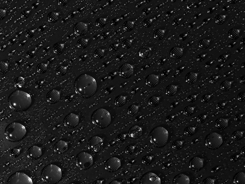Drops Surface Macro Liquid Bw Png - Free PNG Images