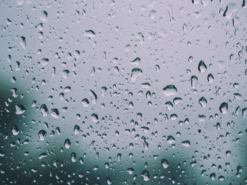 drops, window, glass, moisture, rain