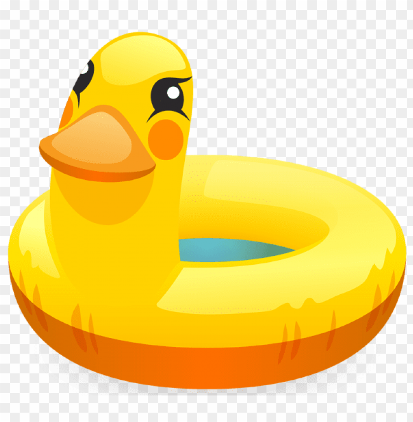 duck swimming ring clipart png photo - 56055