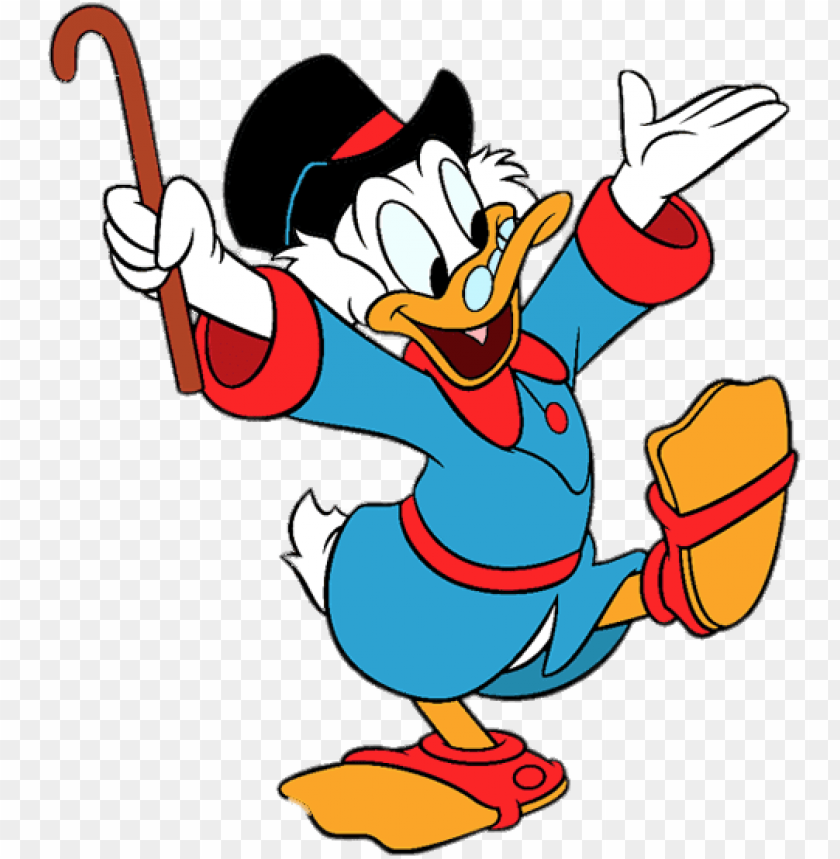 Ducktales Scrooge Mcduck Dancing Clipart Png Photo - 66109