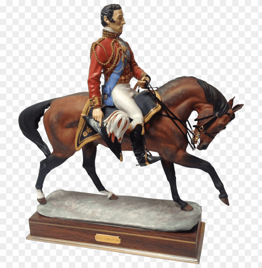 Transparent background PNG image of duke of wellington figure - Image ID 70142