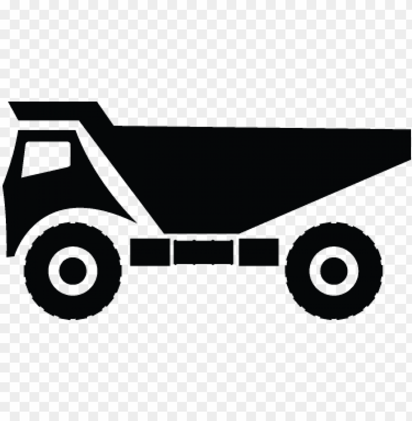 dump truck, building, symbol, equipment, food, work, logo