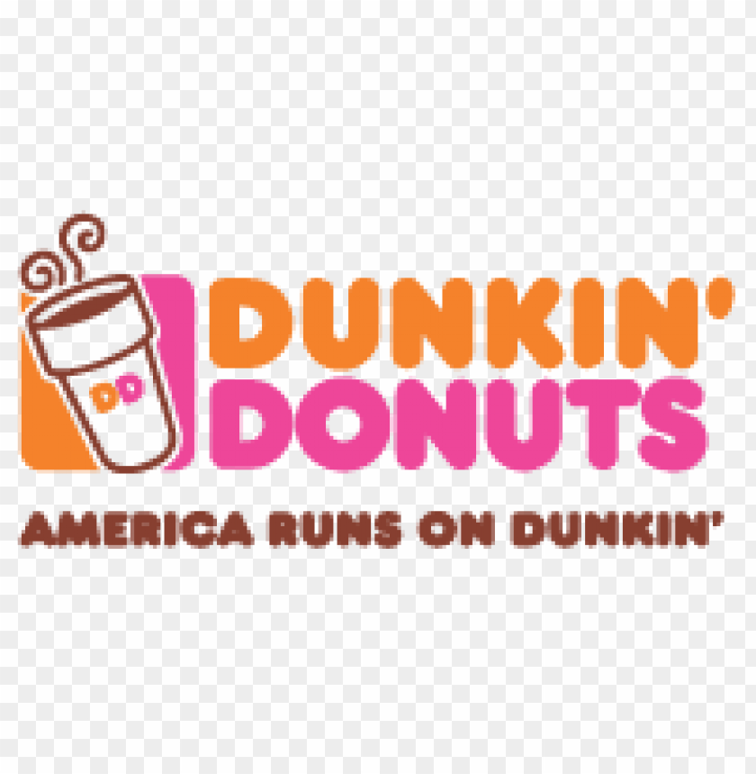 dunkin donuts logo vector free download | TOPpng