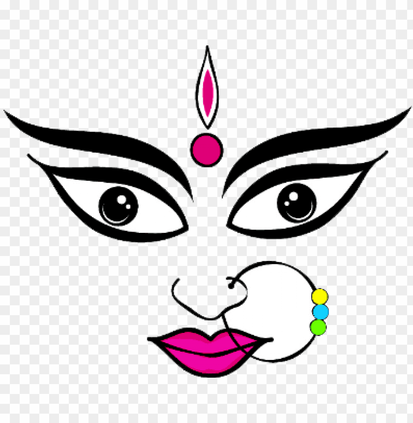 Maa Durga Clipart PNG Images, Durga Face With Trishul Illustration Joy Maa  Bangla Calligraphy, Calligraphy, Durga, Durga Png PNG Image For Free  Download | Durga painting, Beautiful art paintings, Line art design