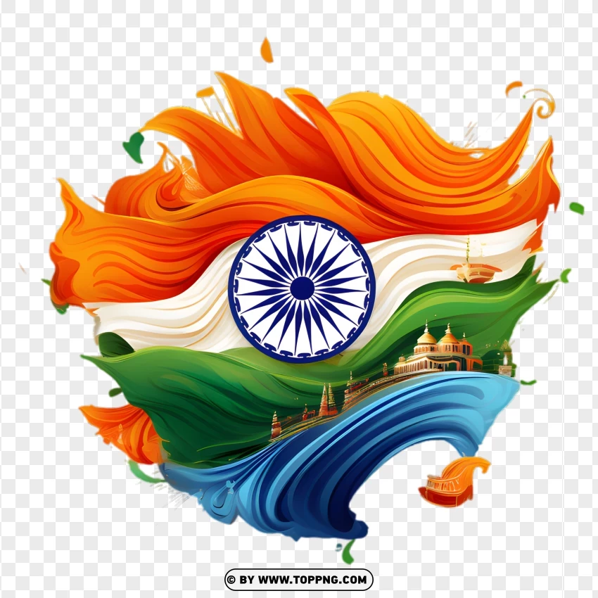 Portrait, Indian, Leader, Indian Flag, National Hindi Day,