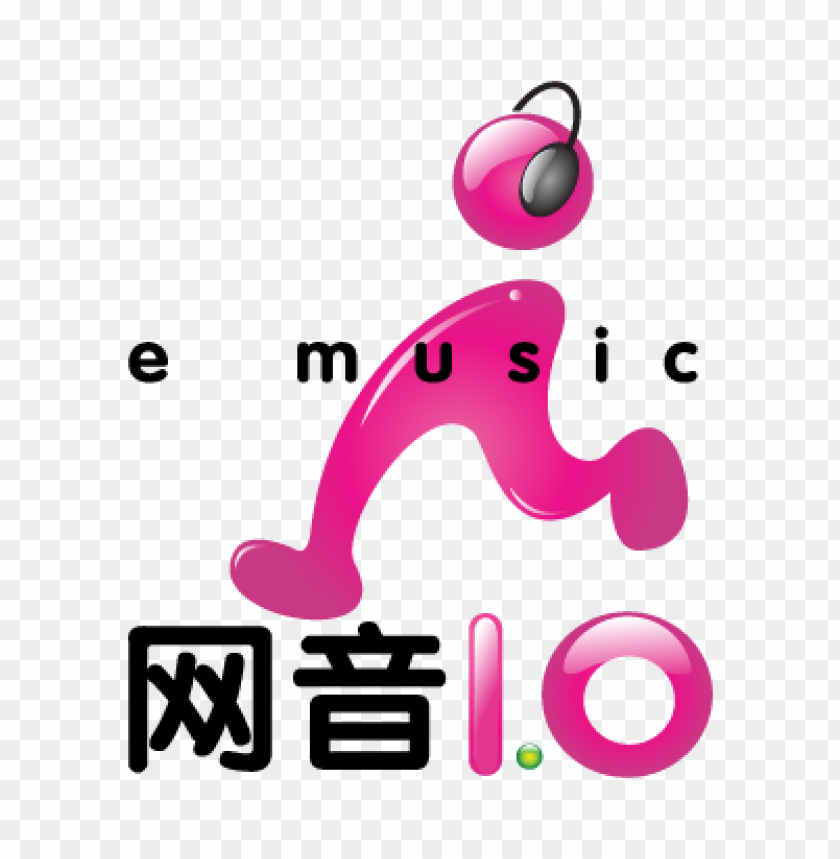  e music logo vector free - 466127