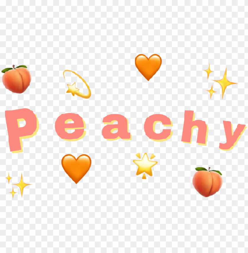Each Peachy Crown Tumblr Aesthetic Overlay Niche Moodb Heart Png