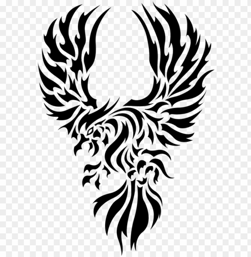 eagle silhouette tattoo philippine eagle tribal tattoo png image with transparent background toppng eagle silhouette tattoo philippine