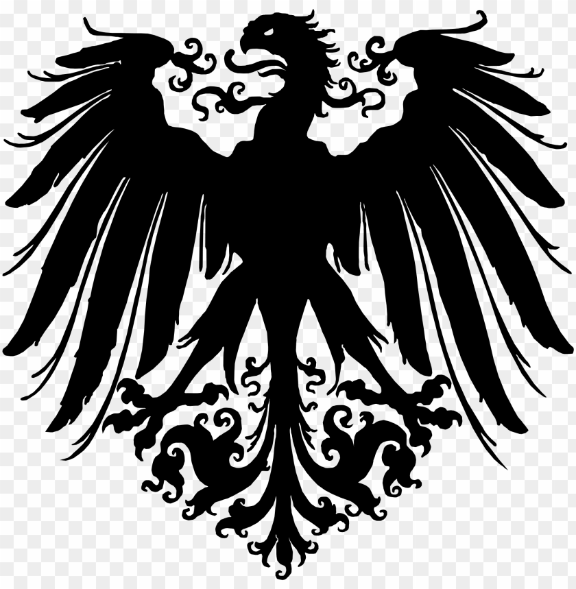symbol, germany, background, isolated, hawk, graphic, banner
