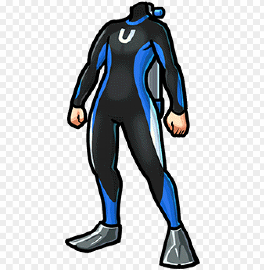 Ear-scuba Diving Suit Render - Scuba Diving Suit Cartoo PNG Transparent With Clear Background ID 217622