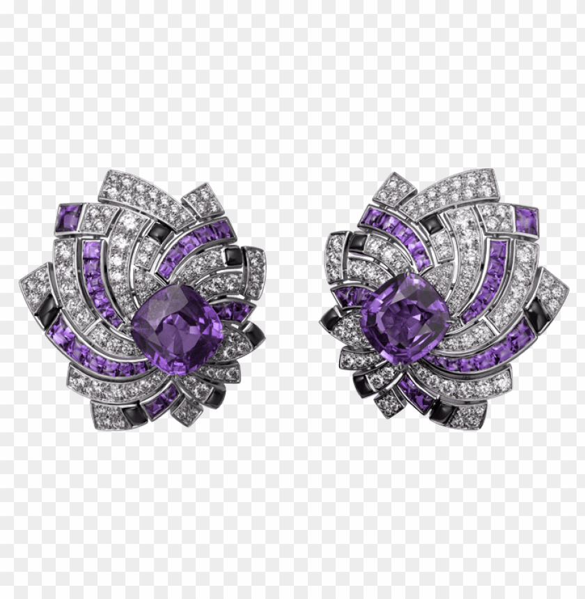 diamonds, earrings, purple