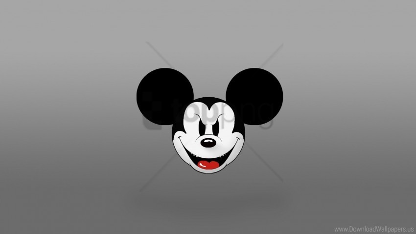 ears, malicious, mickey mouse, mouth, tongue wallpaper background best  stock photos | TOPpng