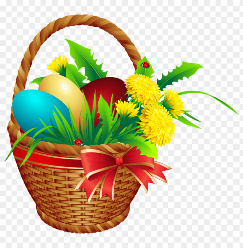 easter basket png images background -  image ID is 47707
