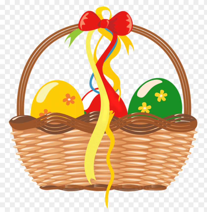 easter basket with eggspicture png images background -  image ID is 47782