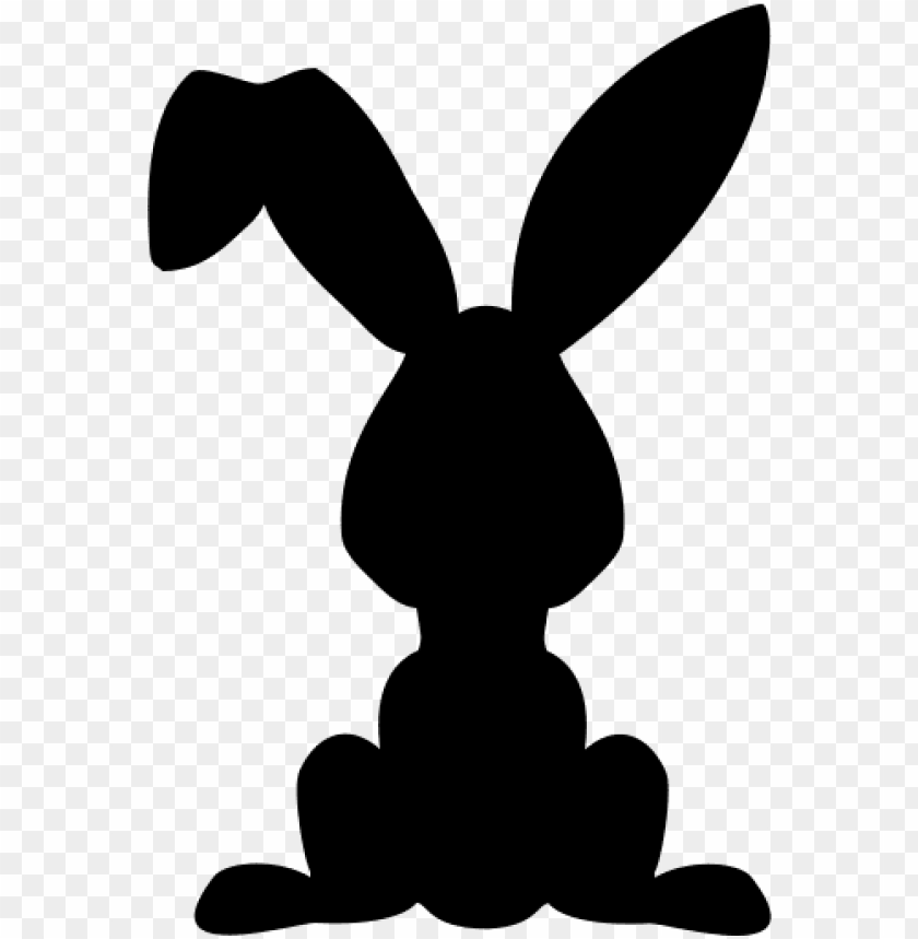 Easter Bunny Ears Silhouette Png Image With Transparent Background Toppng - roblox free bunny ears