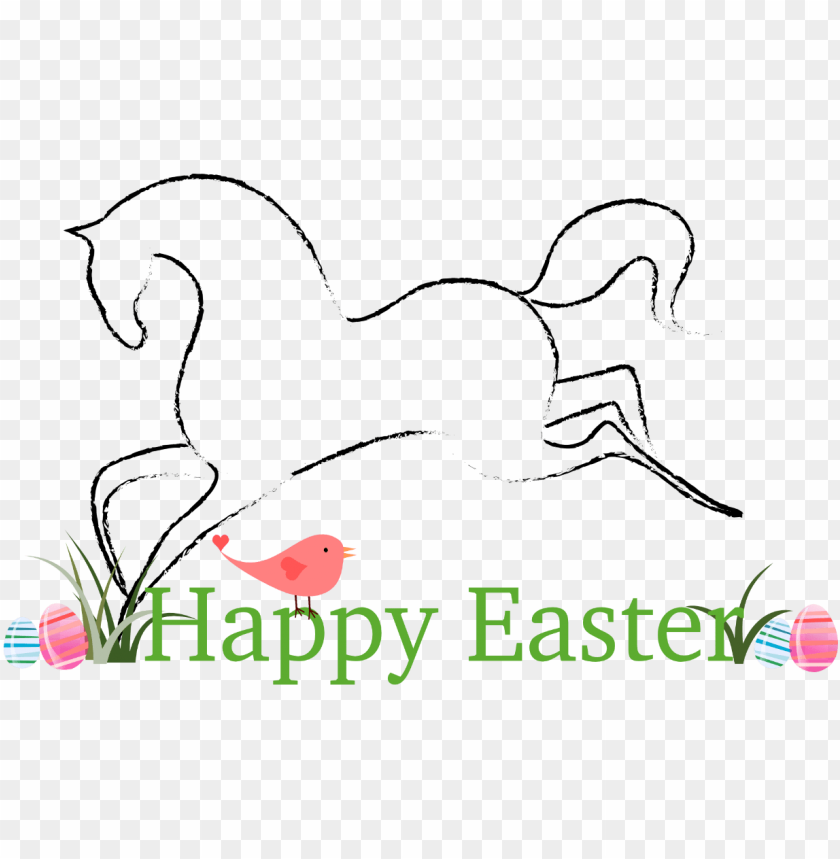easter clipart horse happy easter horse PNG transparent with Clear Background ID 164584
