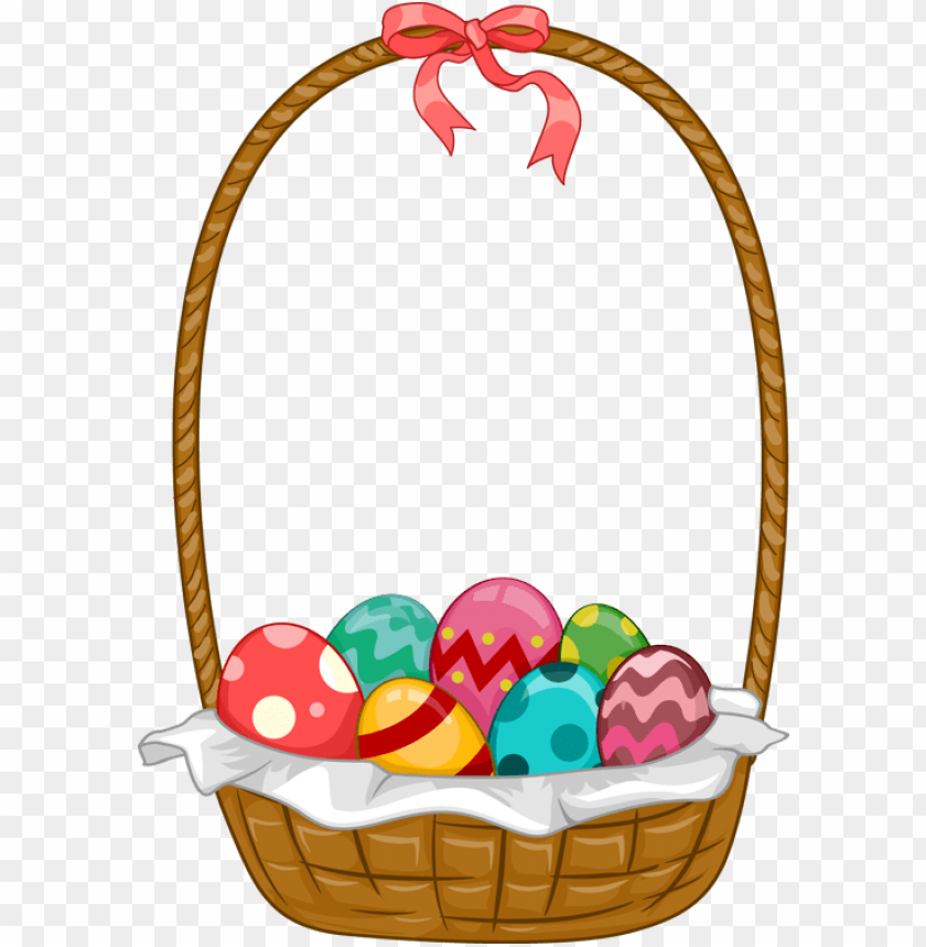 easter egg basket PNG image with transparent background@toppng.com
