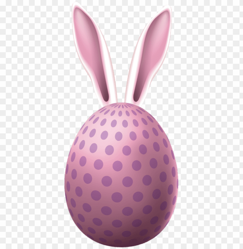 easter egg with rabbit ears png images background -  image ID is 50000
