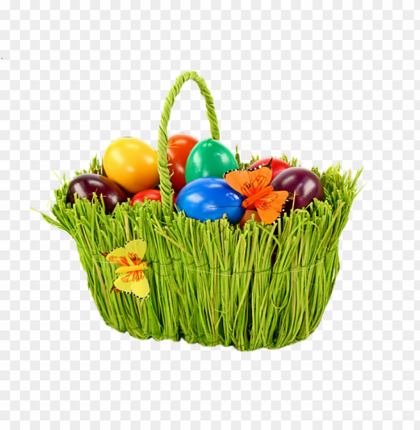 easter green basket png images background -  image ID is 48053
