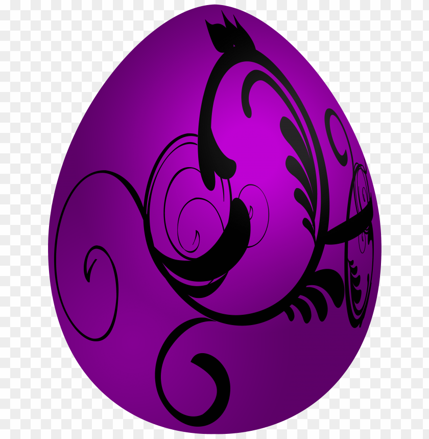 easter purple deco egg clipart png photo - 31133
