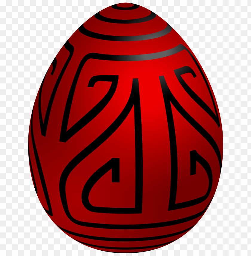 easter red deco egg clipart png photo - 31136
