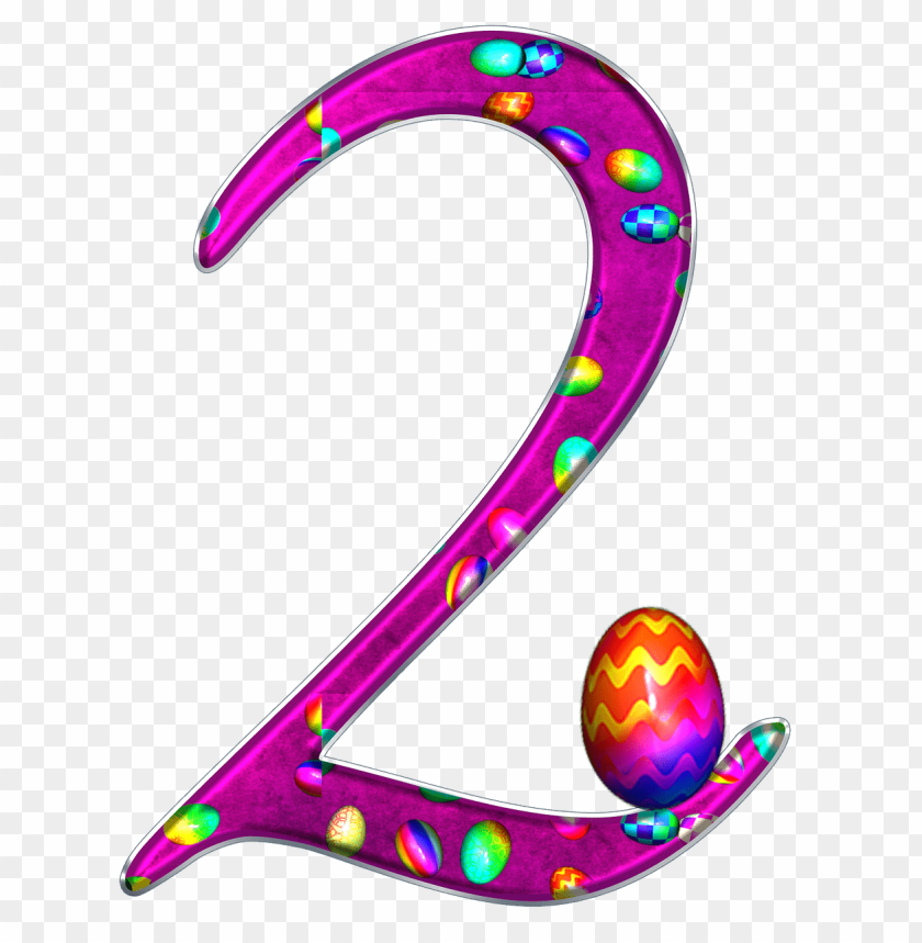 miscellaneous, numbers, easter theme number 2, 