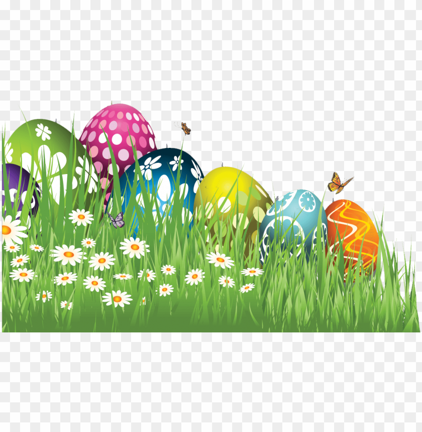 Download Eastereggs Easter Eggs In Grass Png Image With Transparent Background Toppng PSD Mockup Templates