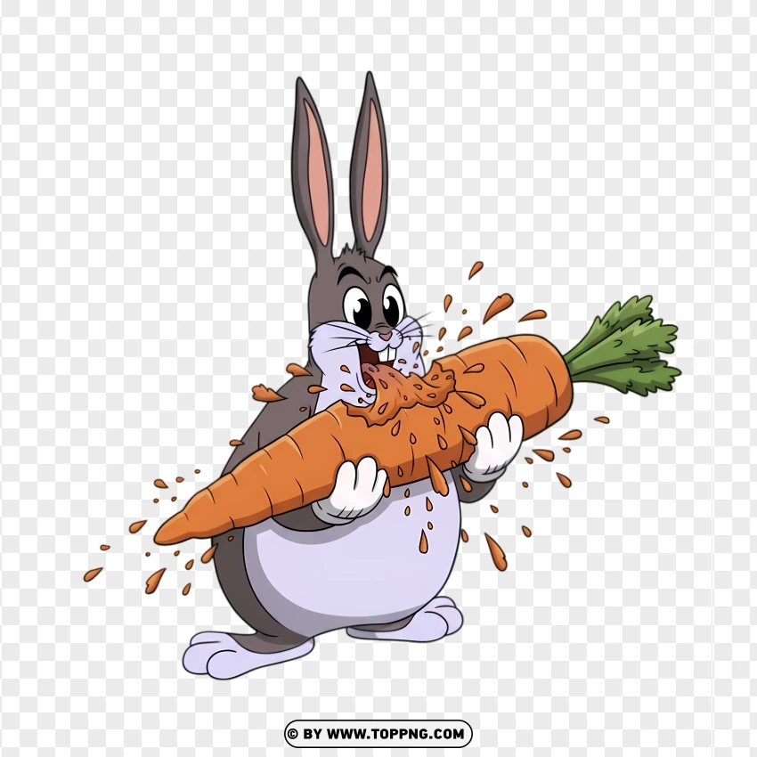 Eating A Giant Carrot Anime Chungus PNG Transparent Background