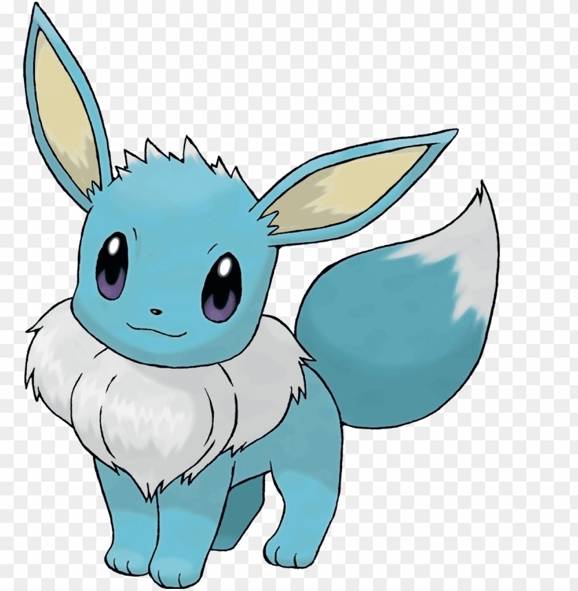 Eevee Vaporeon Recolor Pokemon Eevee Evolutions Png Image With Transparent Background Toppng