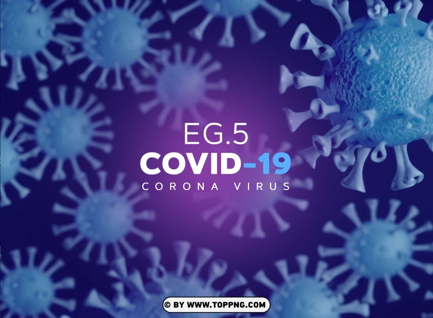 EG.5 Coronavirus New Concept Background Variant, EG-5 ,COVID-19, Marburg Virus, Virus, Deadly, Pathogen