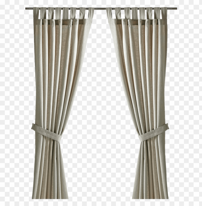 miscellaneous, curtains, egg shell curtains with tie backs, 