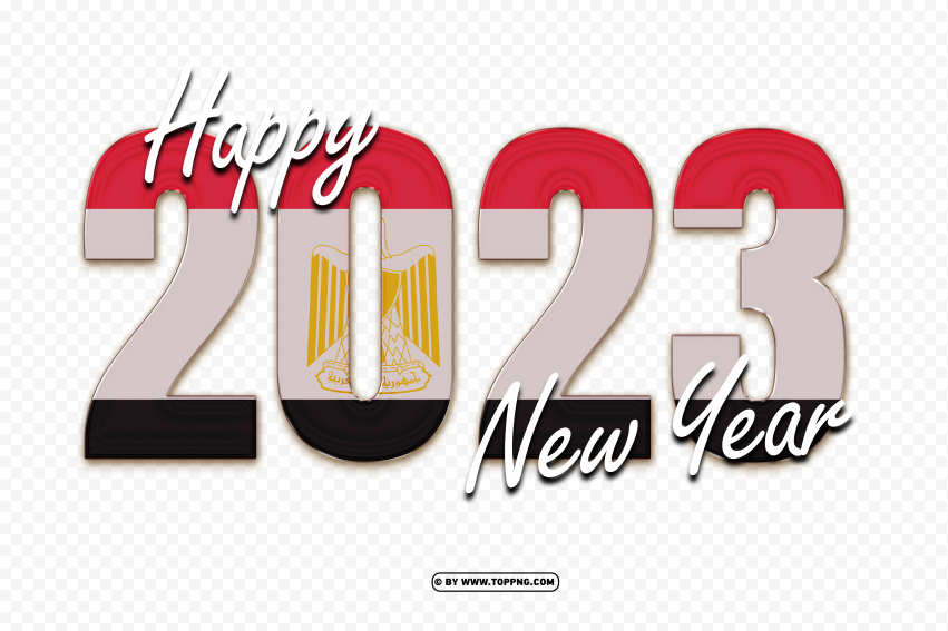 egypt flag with 2023 new year text png background,New year 2023 png,Happy new year 2023 png free download,2023 png,Happy 2023,New Year 2023,2023 png image