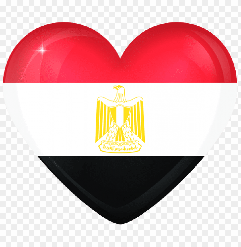 Egypt Large Heart Flag Clipart Png Photo - 60817