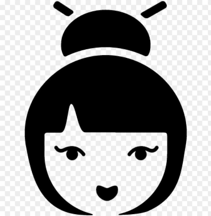 japan, sign, women, business icon, china, flat, beauty