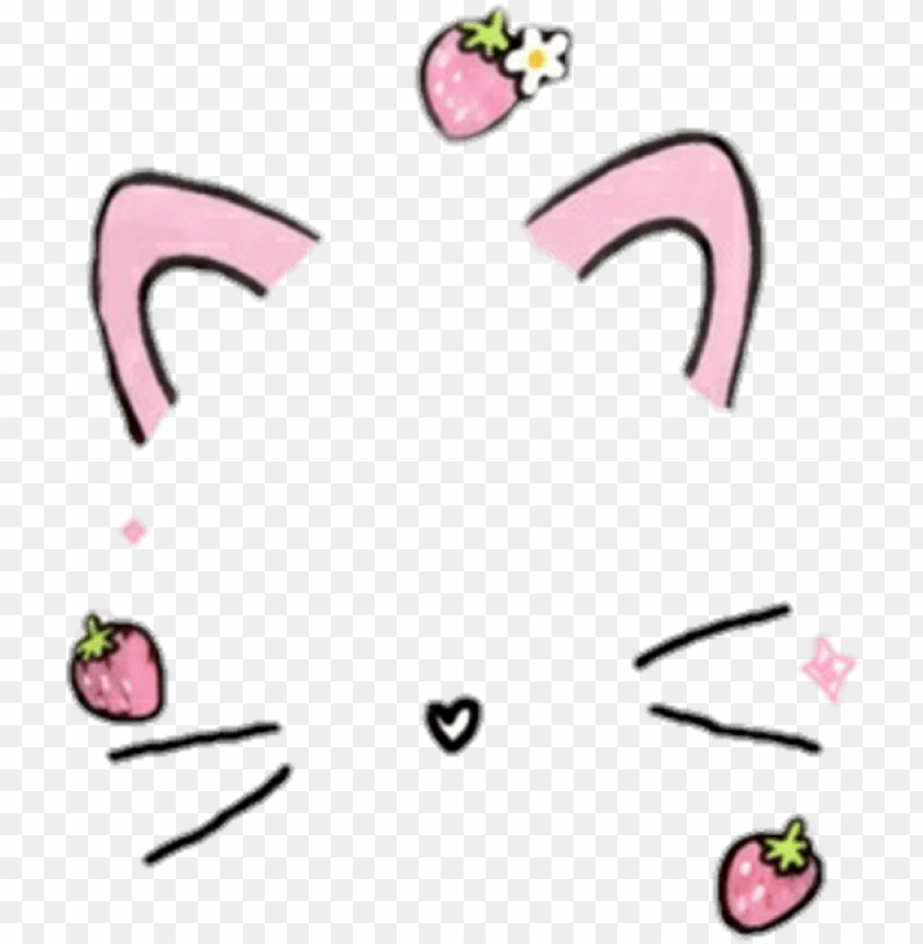 Eko Cat Pink Kawaii Pastel Png Sticker Neko Pink Kawai