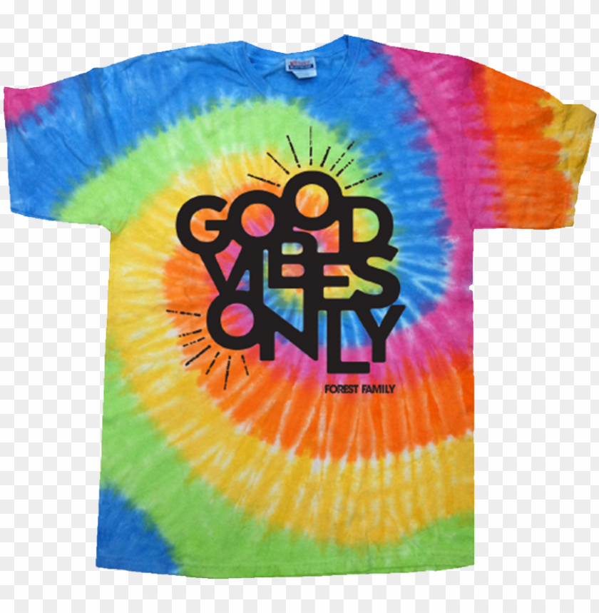 Electric Forest Good Vibes Only Tie Dye T Shirt Eternity Boys Tie Dyed T Shirt Multi Size 6 Png Image With Transparent Background Toppng - roblox tie dye pants